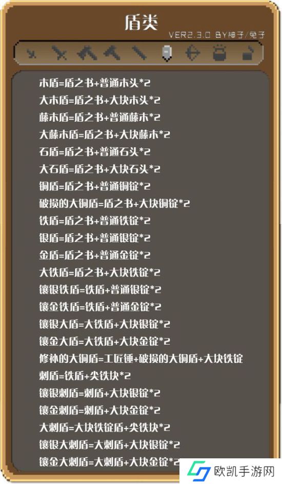 锻冶屋英雄谭合成表大全 锻冶屋英雄谭合成表一览