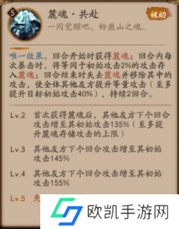 阴阳师龙吟铃鹿御前技能是什么 阴阳师龙吟铃鹿御前技能介绍