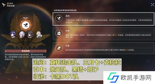 崩坏星穹铁道2.1虚构叙事第二期追击队满星攻略  崩坏星穹铁道2.1虚构叙事第二期追击队怎么打